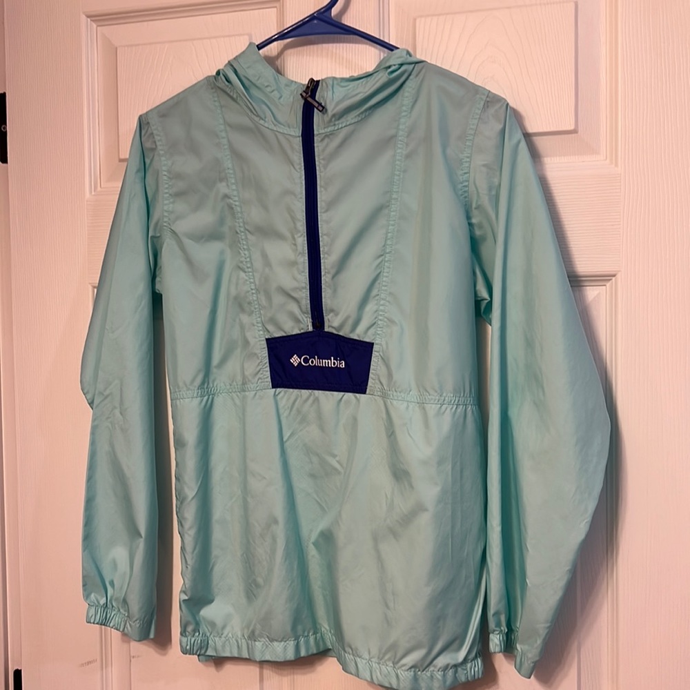 Girls Cololumbia rain pullover